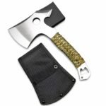 Multifunktionaler Survival-Axt-Flaschenöffner, gebunden mit siebenkerniger Tarn-Fallschirm-Campingaxt