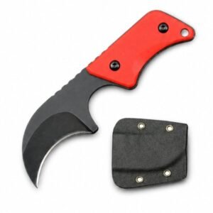 Neck Knife G10-Griff mit Kydexscheide EDC-Werkzeug -Orange